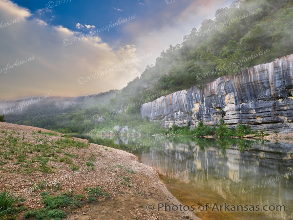 18 Early Morning And Fog At Buffalo Point - Professional Arkansas Ozark Gallery No 2 photography by Paul Caldwell