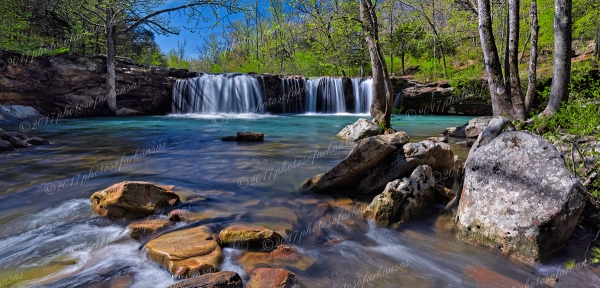 19 Falling Water Falls In Early May - Professional Temporary Gallery photography by Paul Caldwell